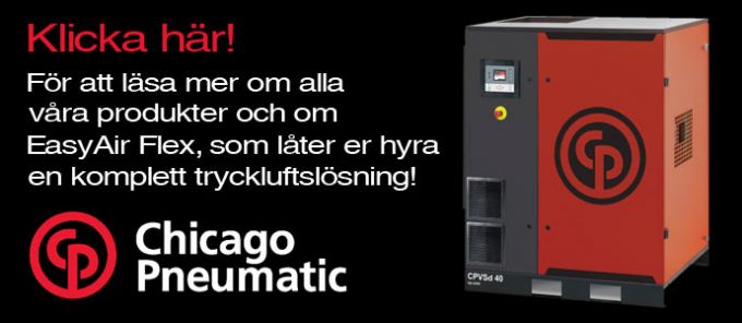 Läs mer om Chicago Pneumatics produkter samt EasyAir!